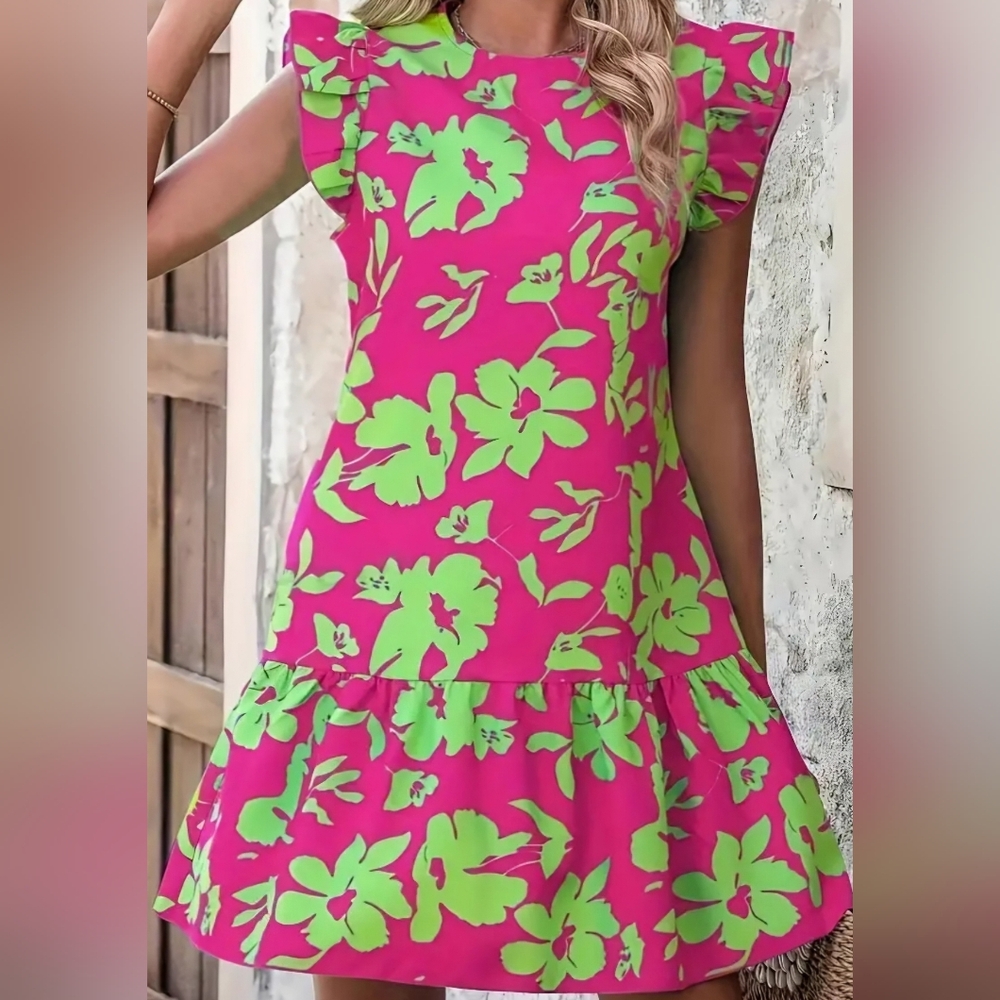 NWOT Floral Print Dress